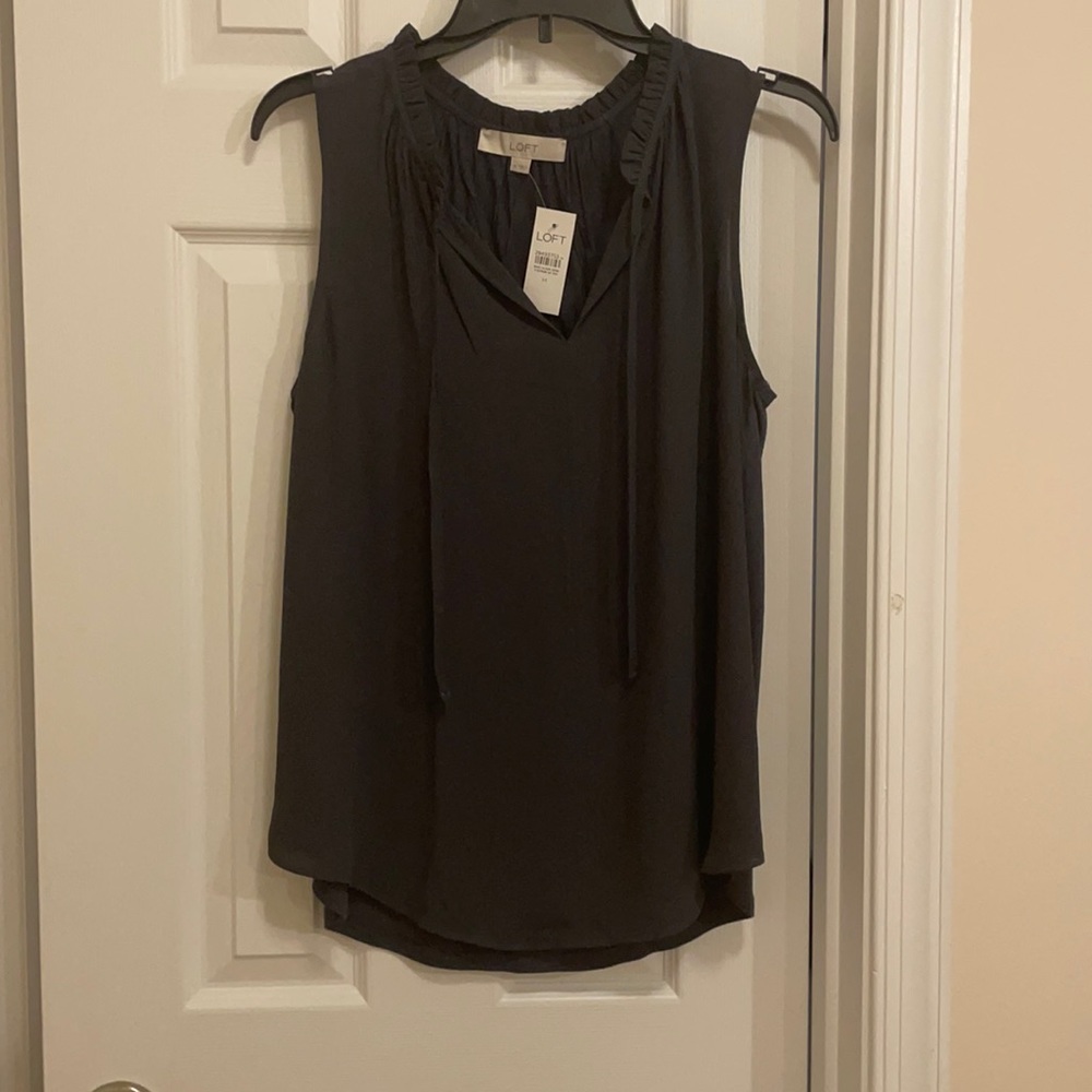 LOFT Dark Gray Knit Tank *BRAND NEW WITH TAGS*
